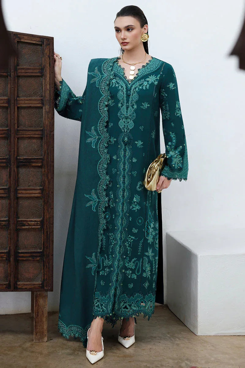 Qalamkar | Q Linen 25 | KL-11 MEADOW - Rang-e-Khaas