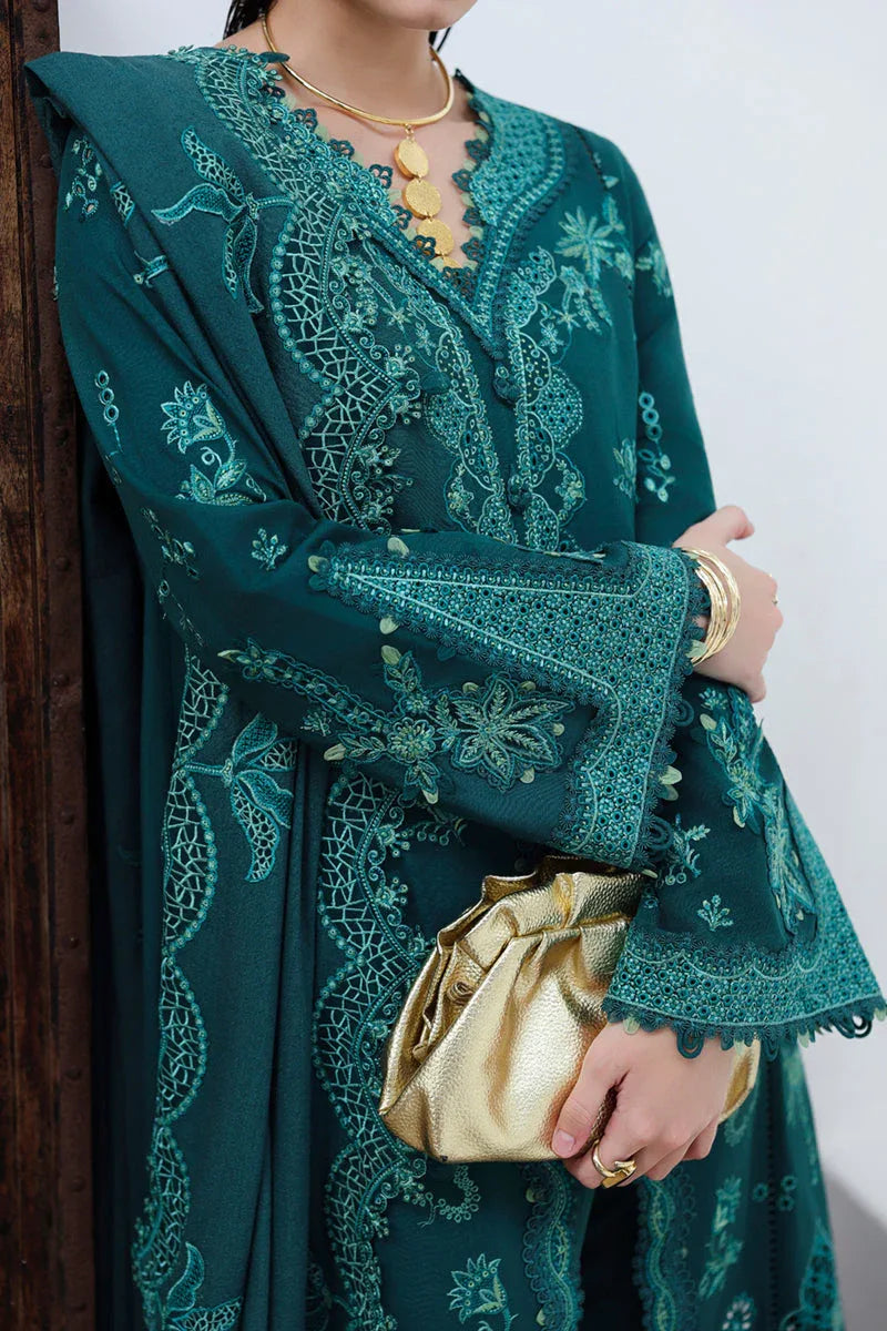 Qalamkar | Q Linen 25 | KL-11 MEADOW - Rang-e-Khaas