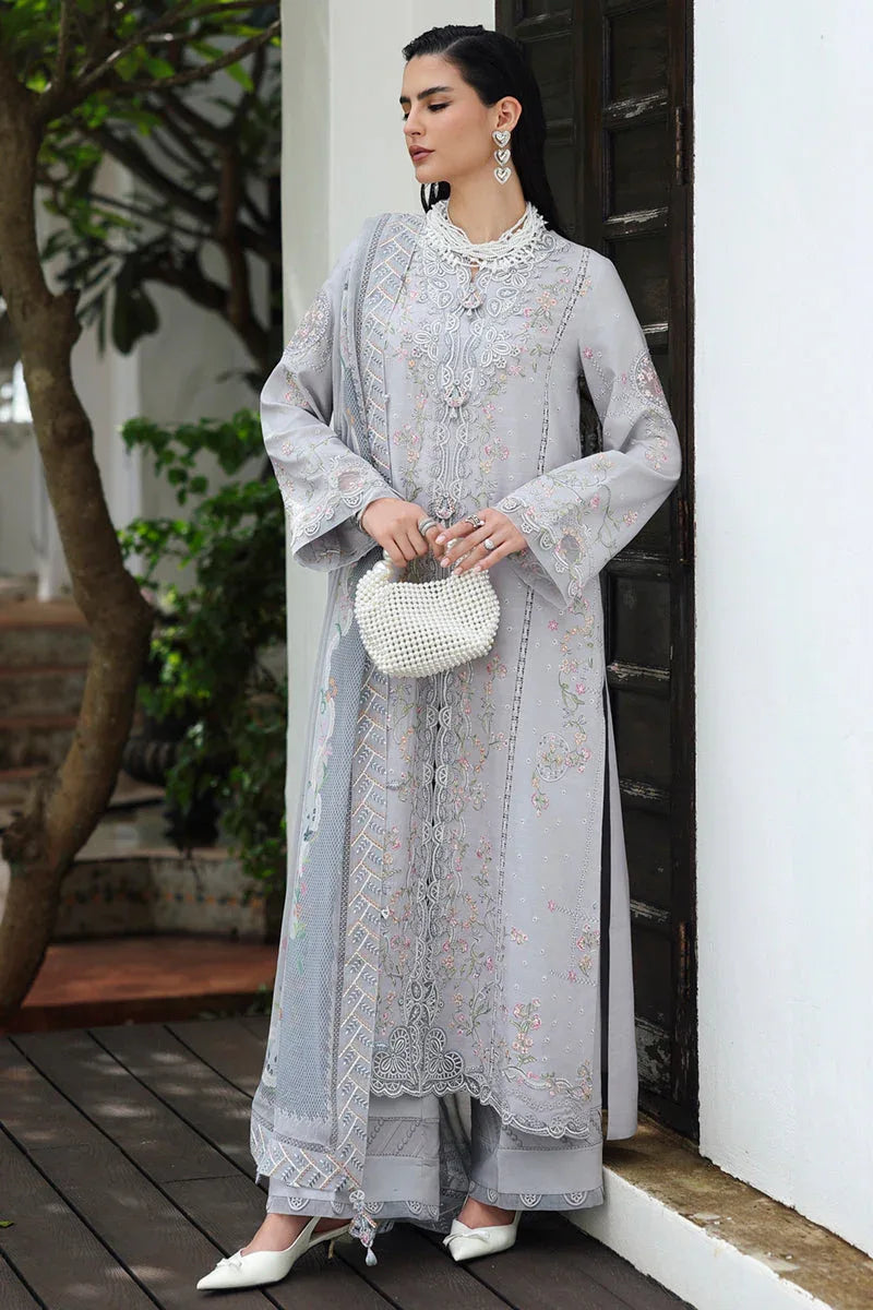 Qalamkar | Q Linen 25 | KL-02 HAZE - Rang-e-Khaas