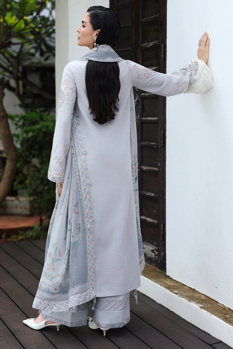 Qalamkar | Q Linen 25 | KL-02 HAZE - Rang-e-Khaas