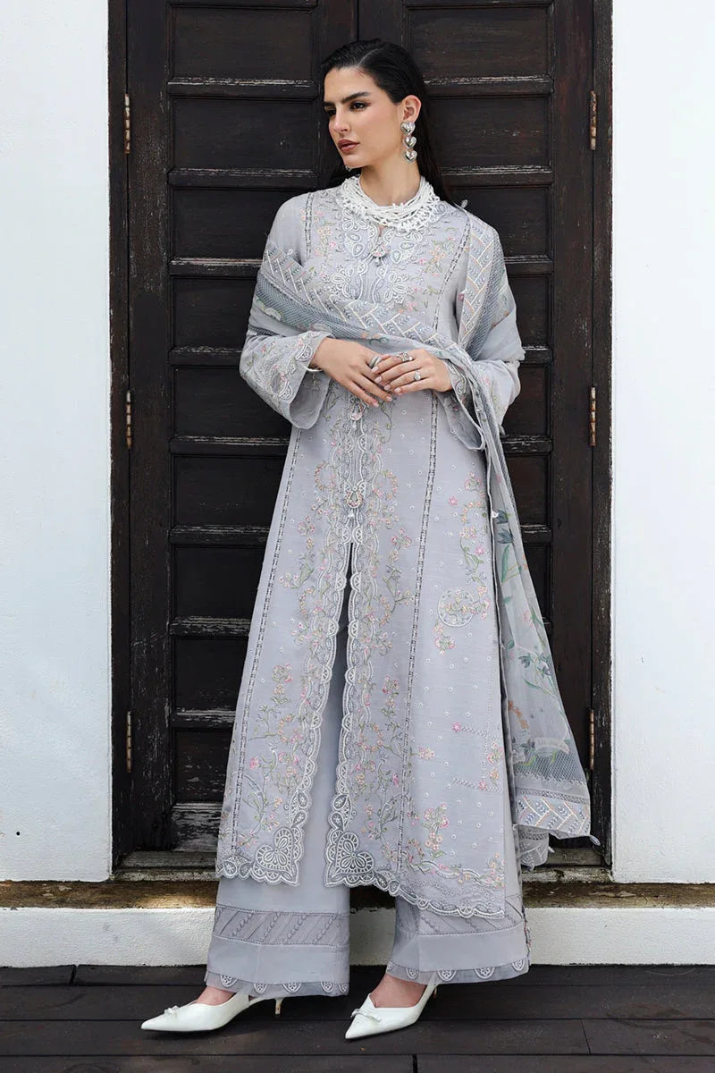 Qalamkar | Q Linen 25 | KL-02 HAZE - Rang-e-Khaas