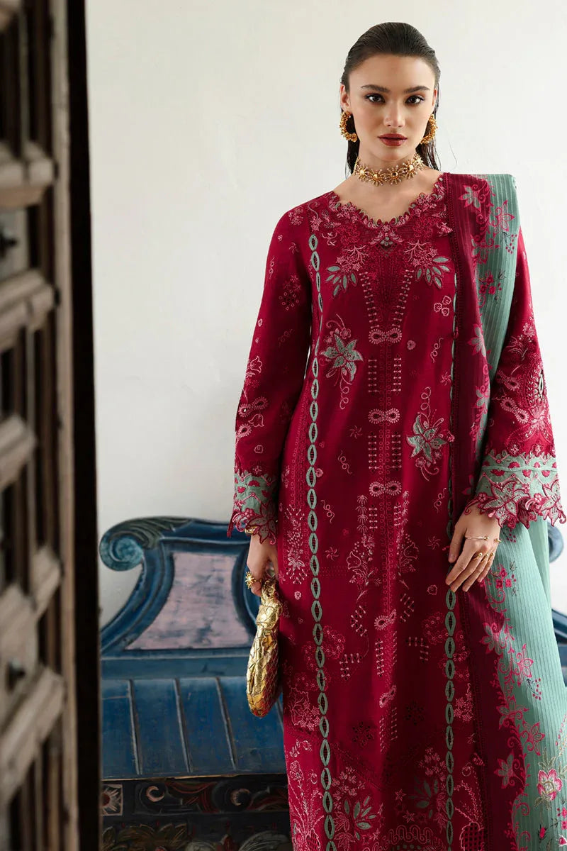 Qalamkar | Q Linen 25 | KL-12 ROOHI - Rang-e-Khaas