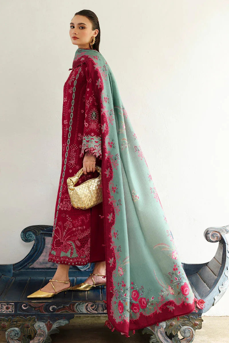 Qalamkar | Q Linen 25 | KL-12 ROOHI - Rang-e-Khaas