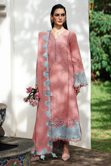 Qalamkar | Q Linen 25 | KL-10 FAYE - Rang-e-Khaas
