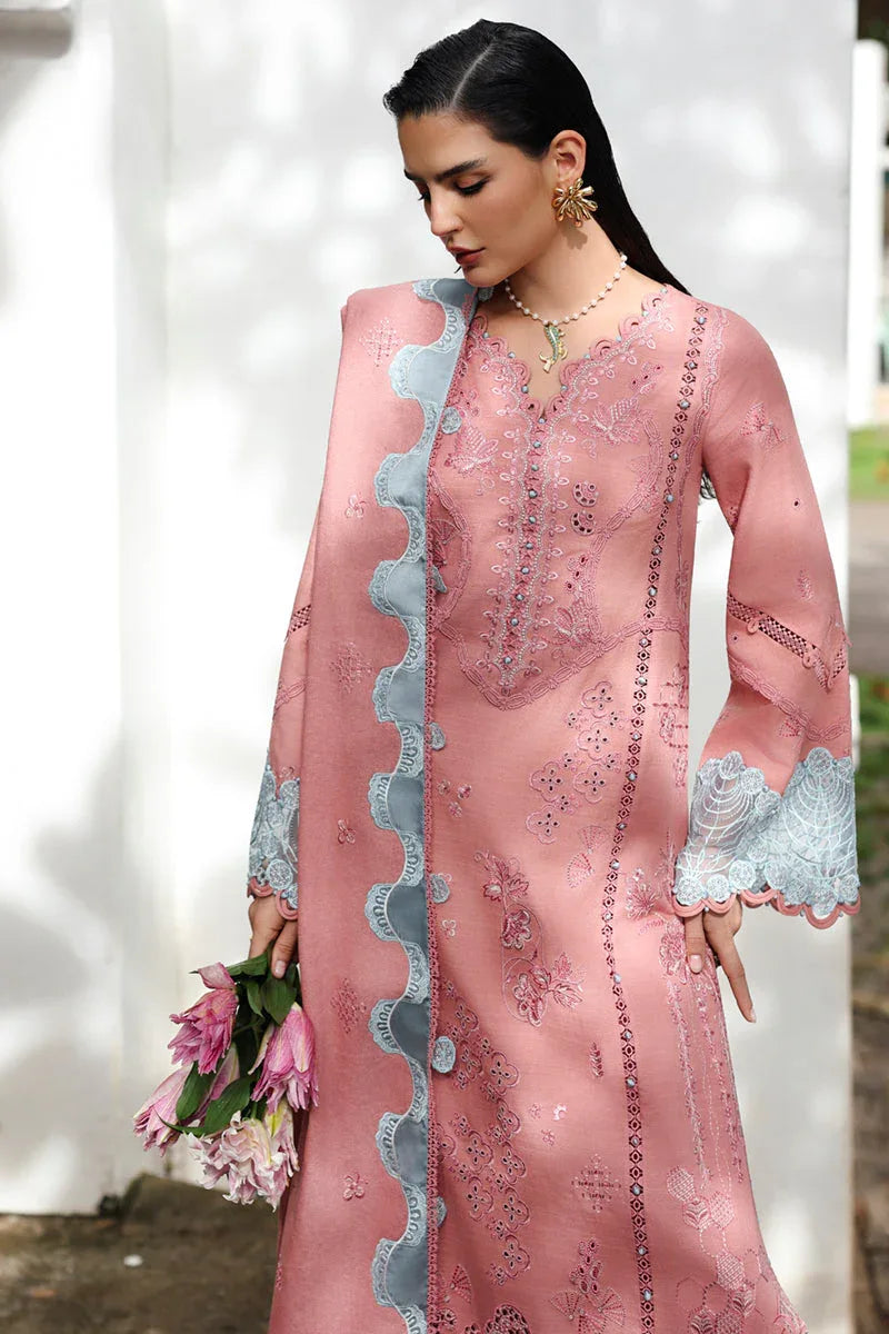 Qalamkar | Q Linen 25 | KL-10 FAYE - Rang-e-Khaas