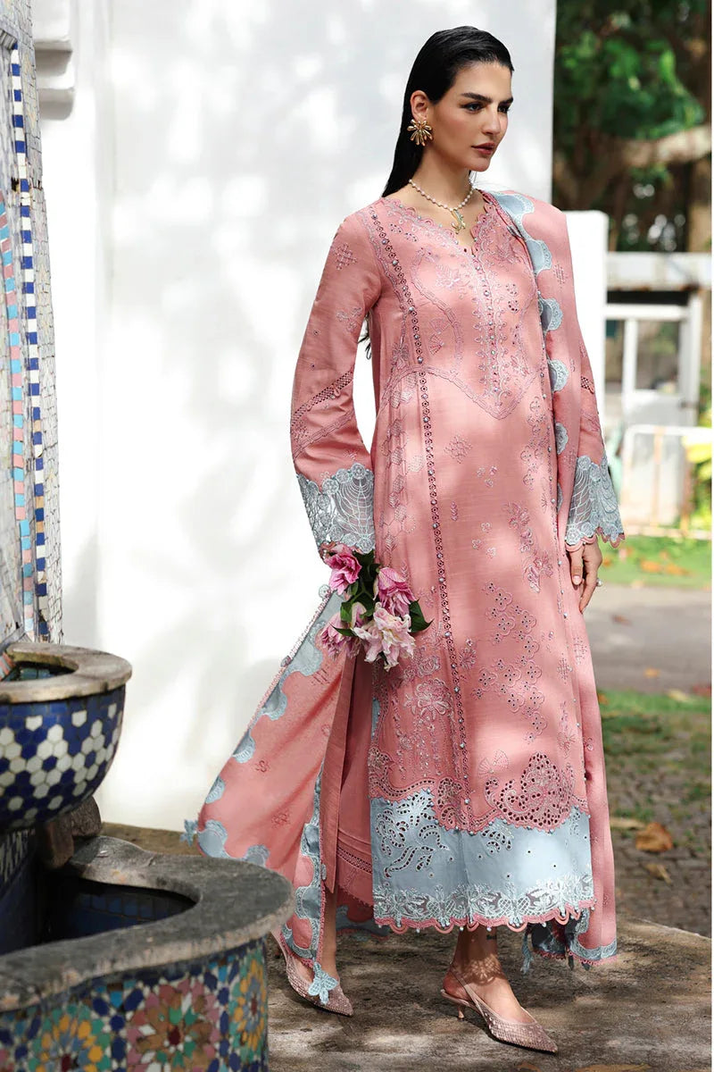 Qalamkar | Q Linen 25 | KL-10 FAYE - Rang-e-Khaas