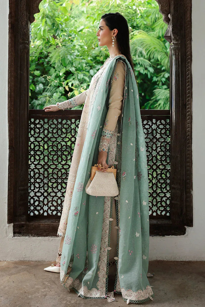 Qalamkar | Q Linen 25 | KL-07 WHISPER - Rang-e-Khaas