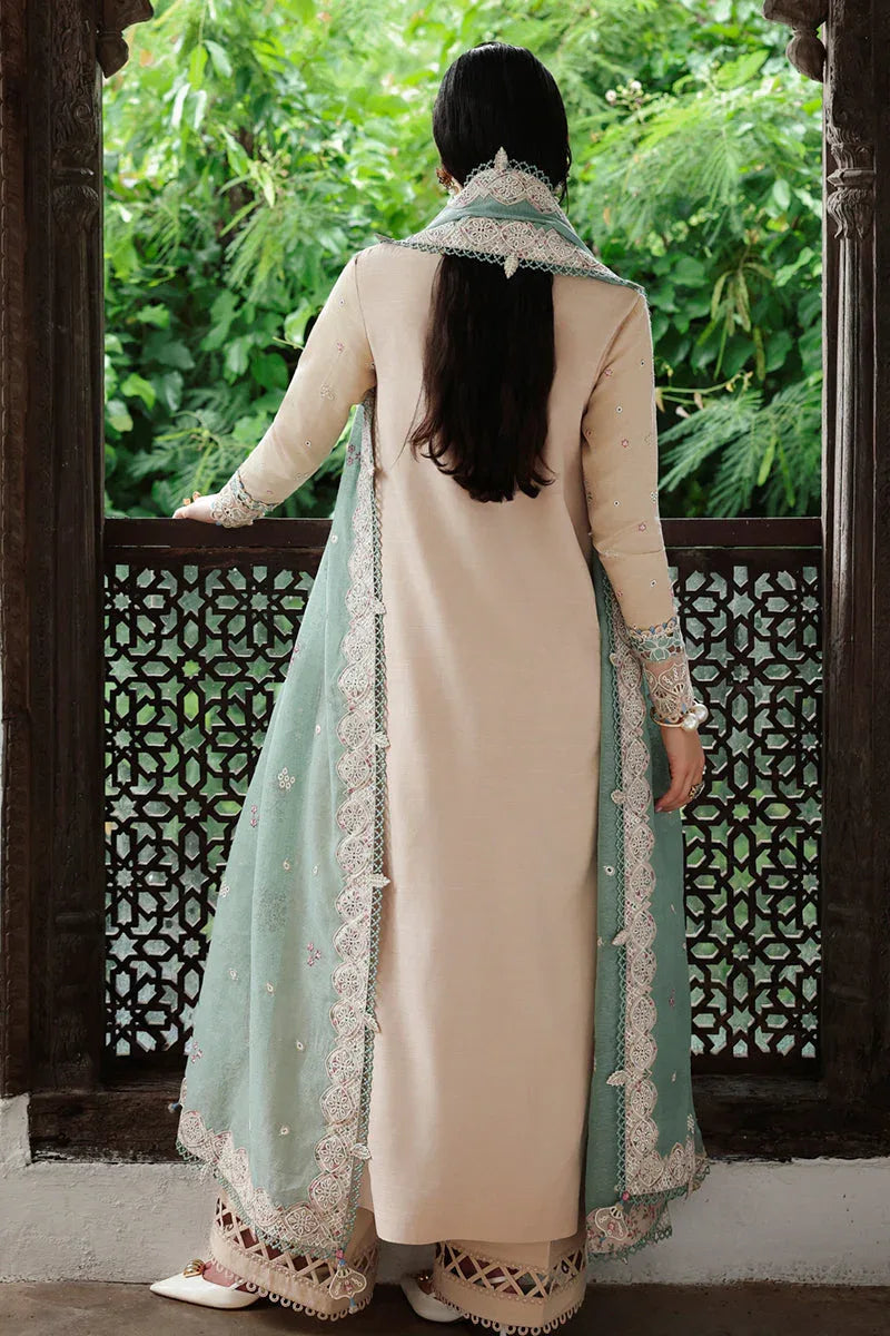 Qalamkar | Q Linen 25 | KL-07 WHISPER - Rang-e-Khaas