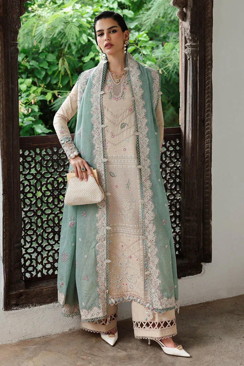 Qalamkar | Q Linen 25 | KL-07 WHISPER - Rang-e-Khaas