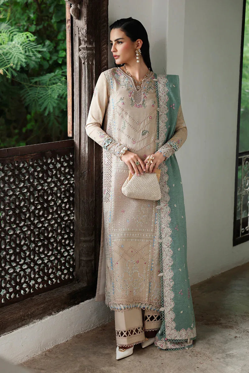 Qalamkar | Q Linen 25 | KL-07 WHISPER - Rang-e-Khaas