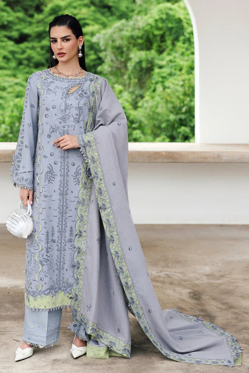 Qalamkar | Q Linen 25 | KL-13 SAAHIL - Rang-e-Khaas