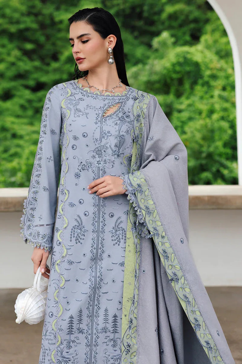 Qalamkar | Q Linen 25 | KL-13 SAAHIL - Rang-e-Khaas