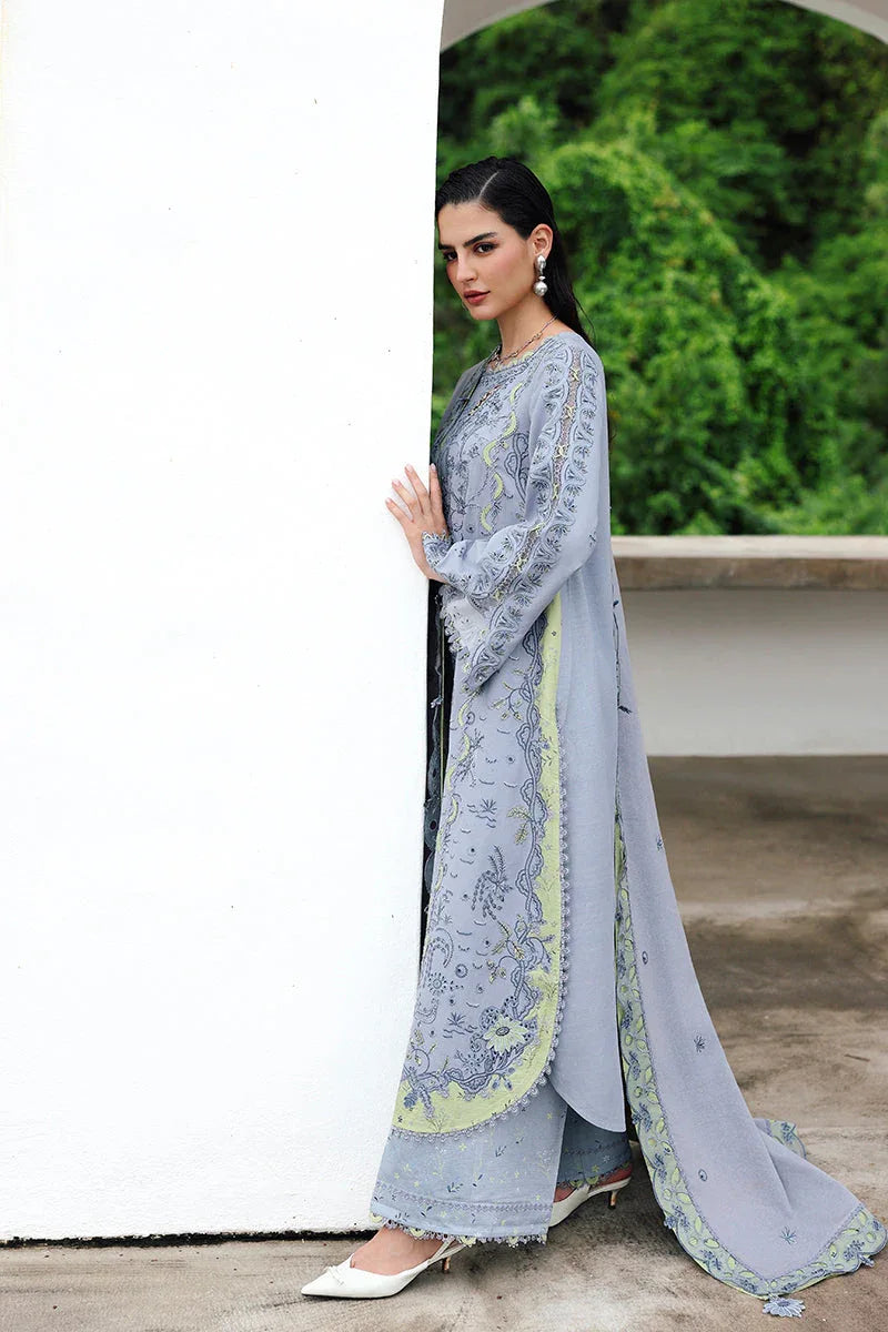 Qalamkar | Q Linen 25 | KL-13 SAAHIL - Rang-e-Khaas