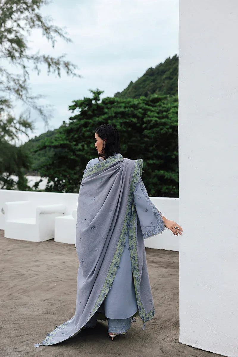 Qalamkar | Q Linen 25 | KL-13 SAAHIL - Rang-e-Khaas