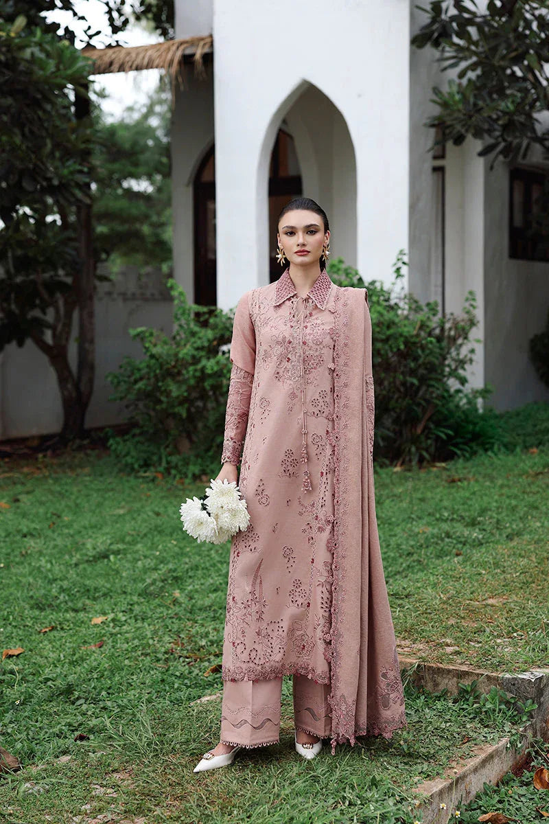 Qalamkar | Q Linen 25 | KL-08 VEIL - Rang-e-Khaas