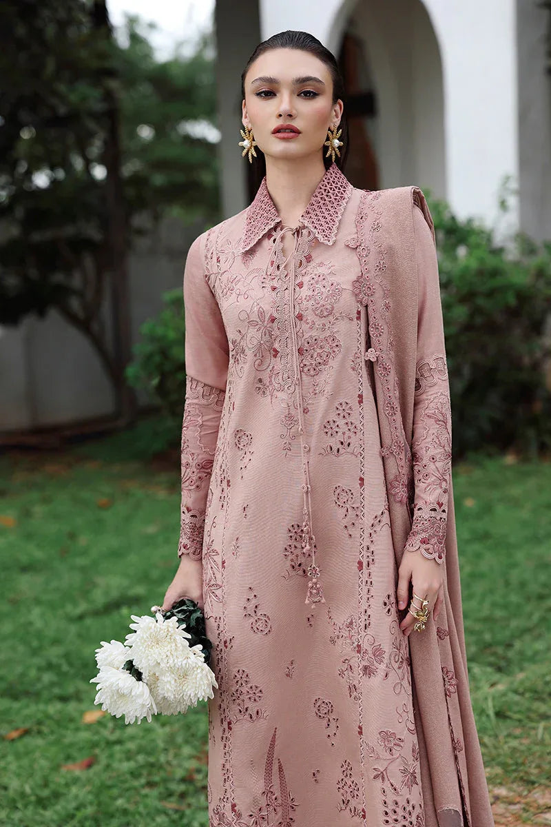 Qalamkar | Q Linen 25 | KL-08 VEIL - Rang-e-Khaas