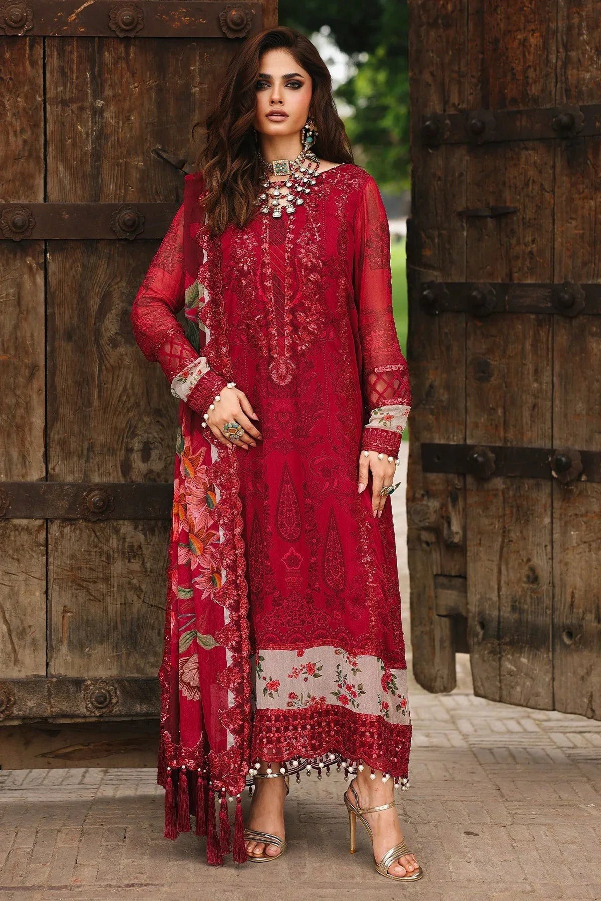 Charizma | Vasal Chiffon 25 | VSL25-25 G - Rang-e-Khaas