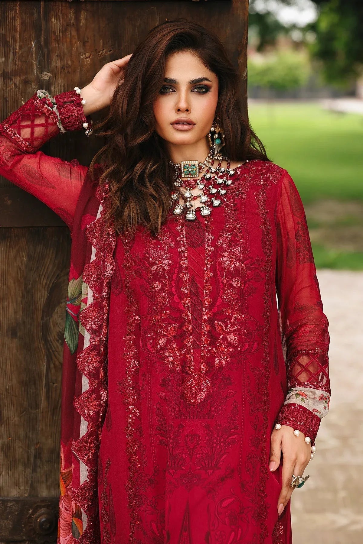 Charizma | Vasal Chiffon 25 | VSL25-25 G - Rang-e-Khaas