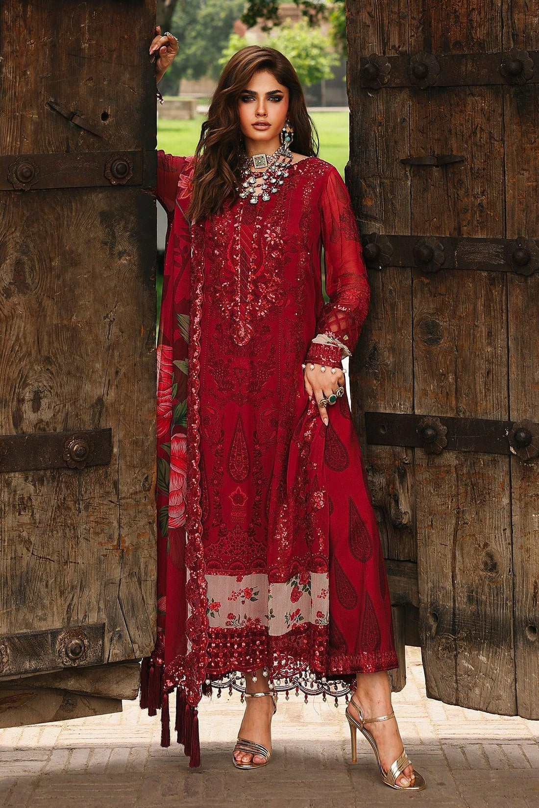 Charizma | Vasal Chiffon 25 | VSL25-25 G - Rang-e-Khaas