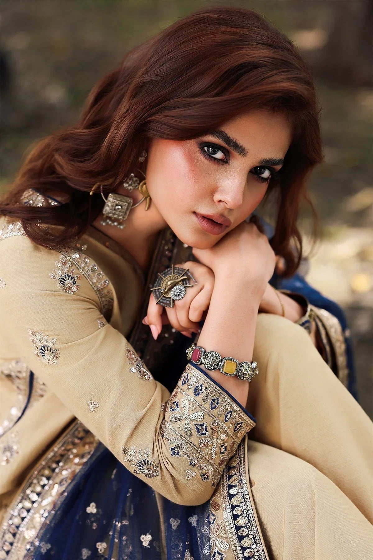 Charizma | Festive Pret | CMA-5-122A - Rang-e-Khaas