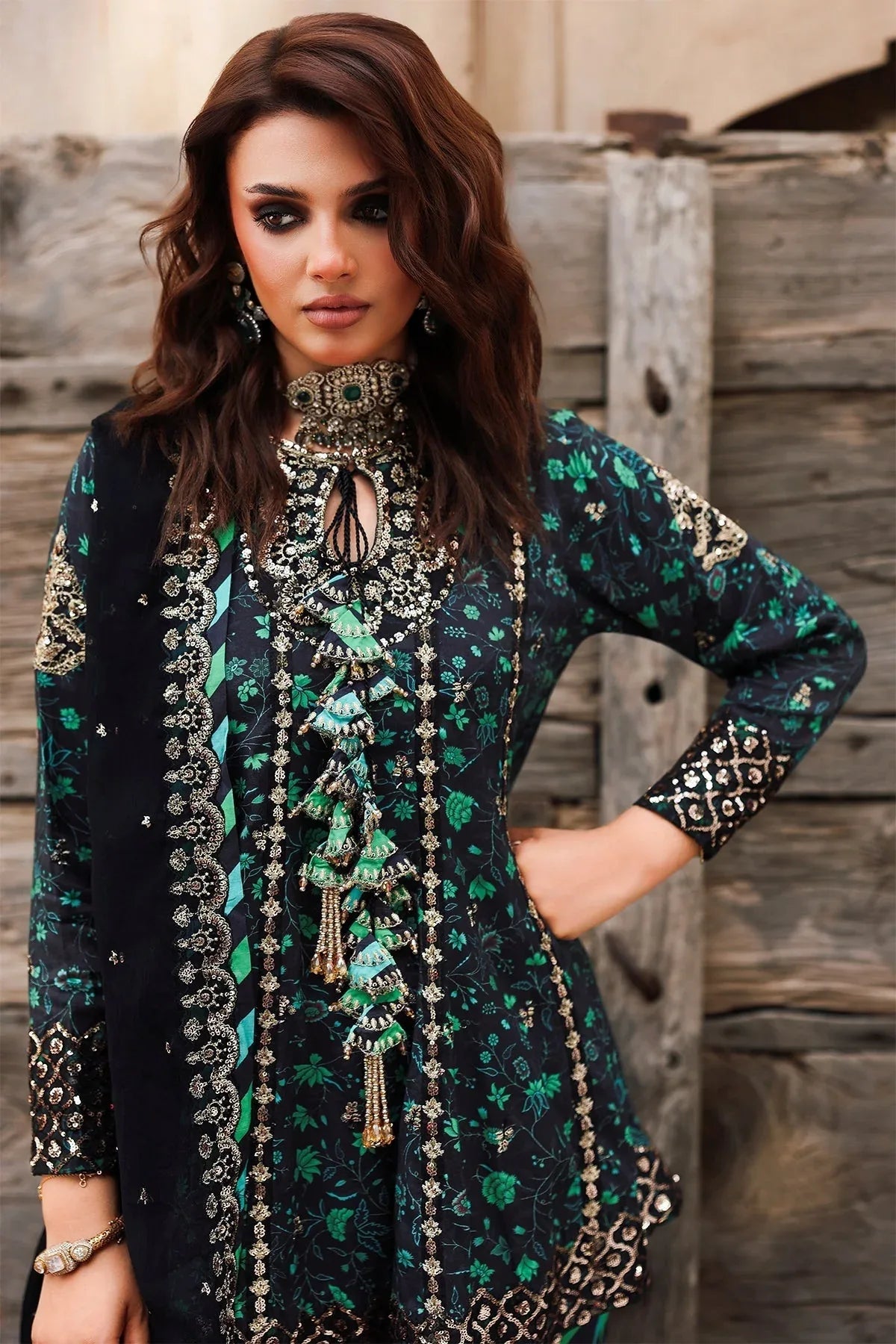 Charizma | Festive Pret | CMA-5-032 G - Rang-e-Khaas