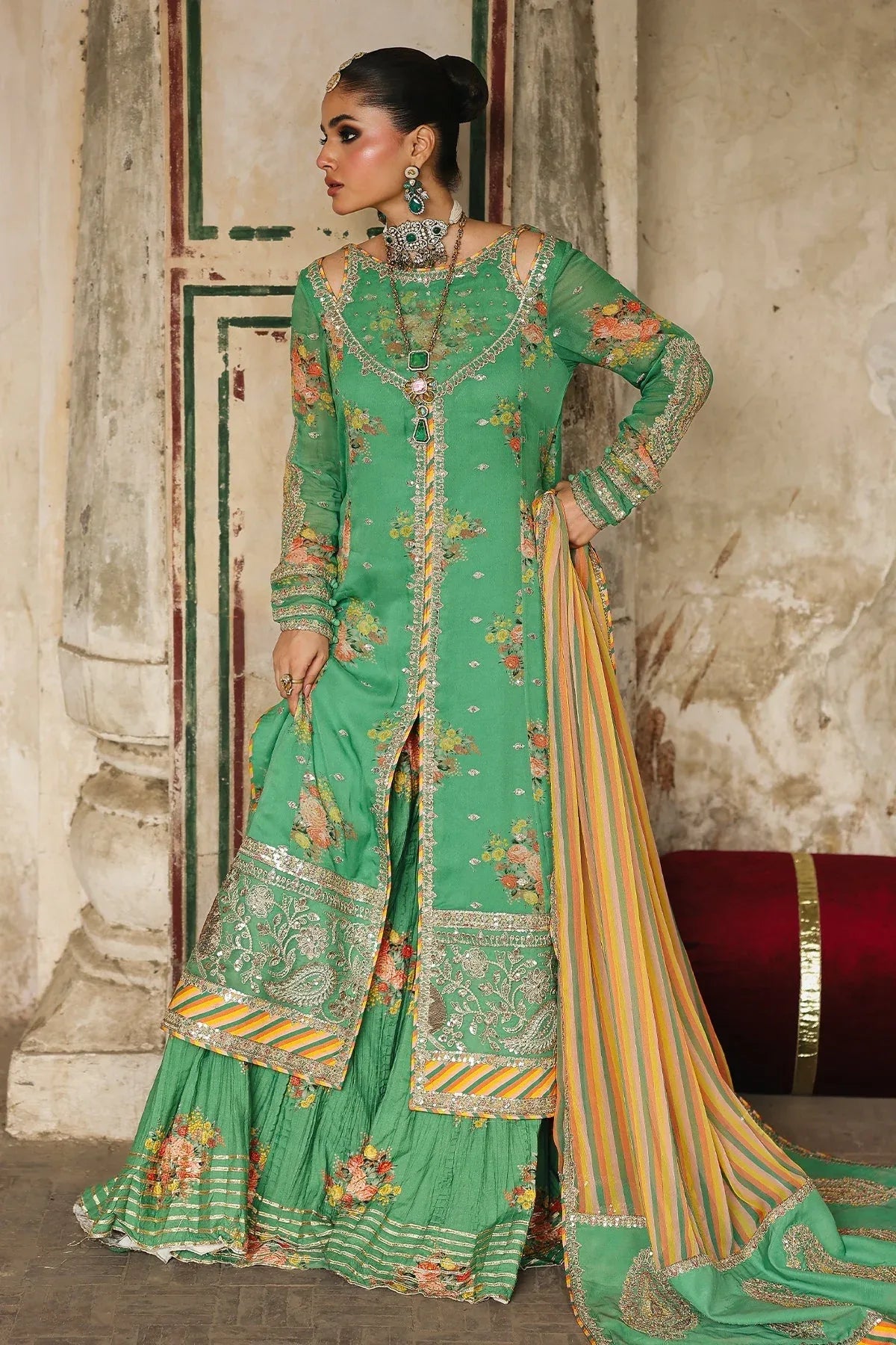 Charizma | Vasal Chiffon 25 | VSL25-28 A - Rang-e-Khaas