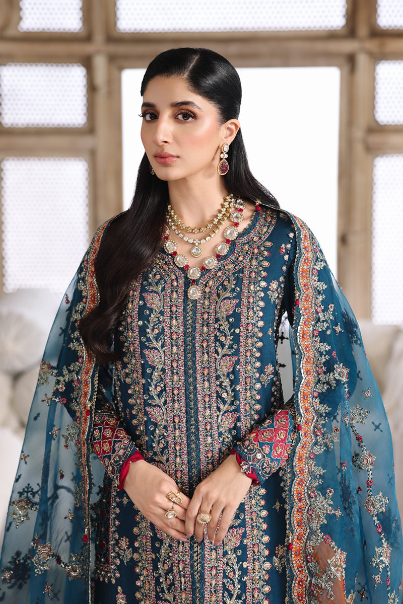 Qalamkar | Shadmaani Formals 25 | RH-02 NEELAM