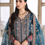 Qalamkar | Shadmaani Formals 25 | RH-02 NEELAM