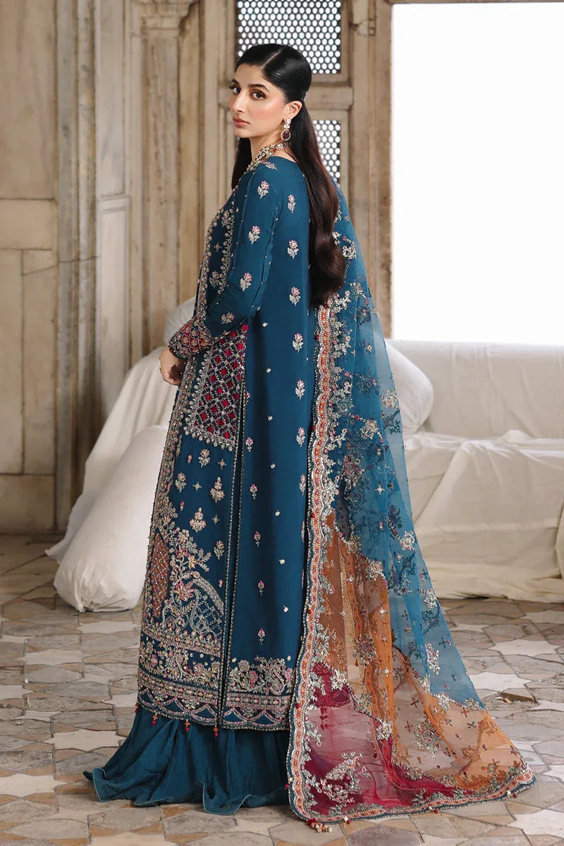 Qalamkar | Shadmaani Formals 25 | RH-02 NEELAM - Rang-e-Khaas