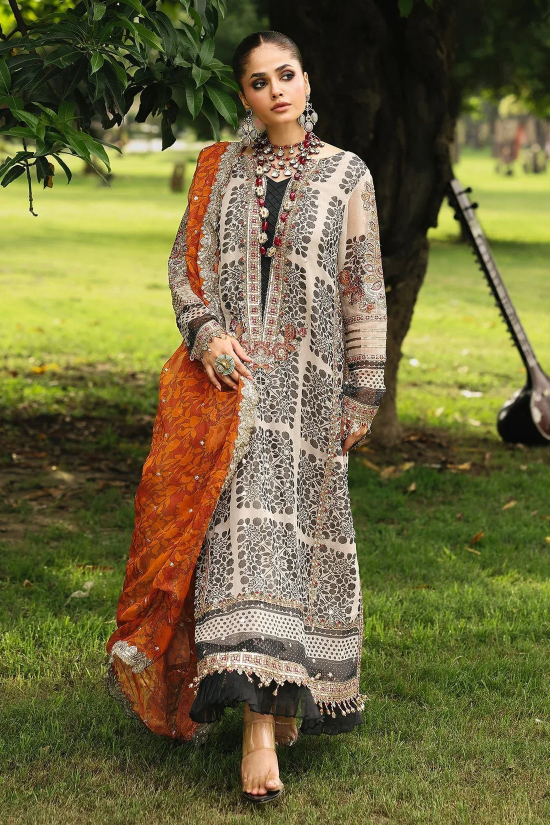 Charizma | Vasal Chiffon 25 | SL25-30 E - Rang-e-Khaas