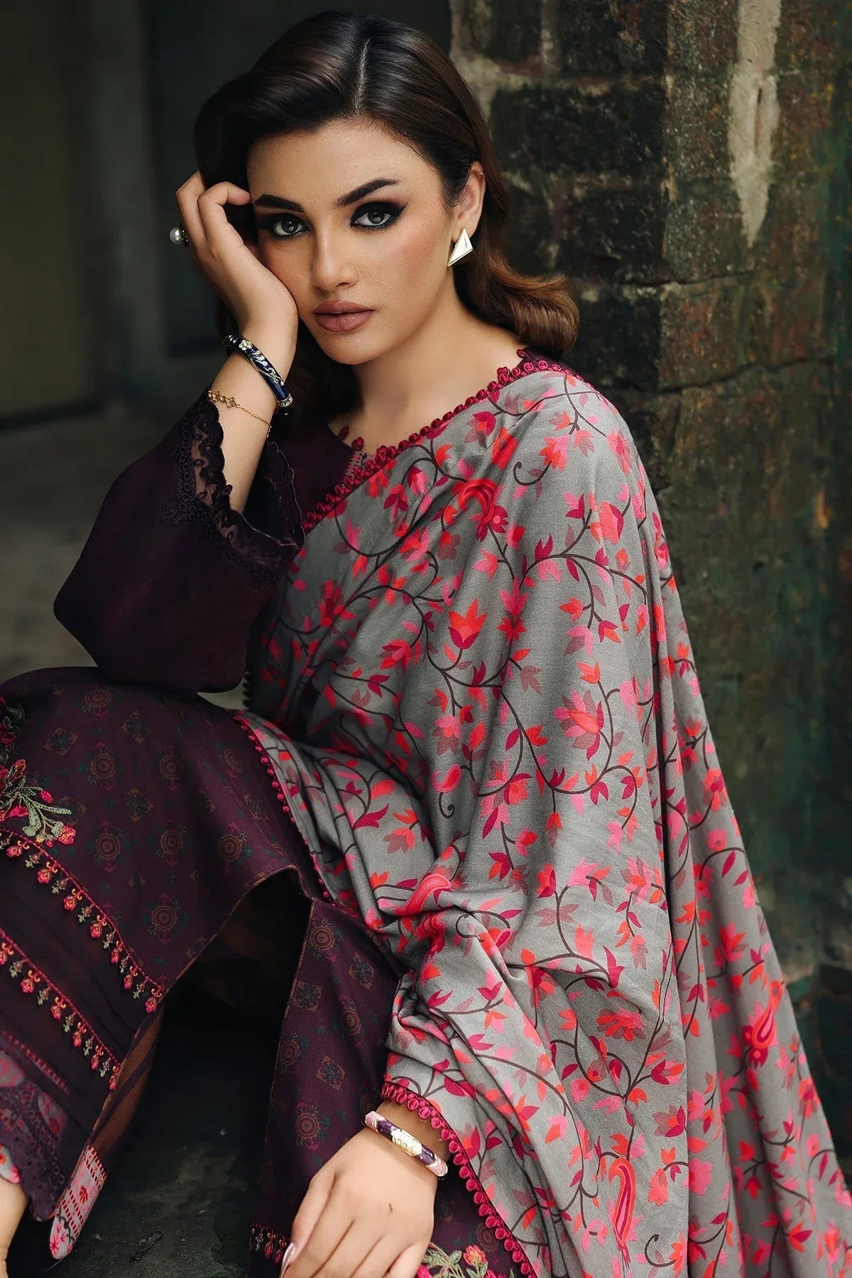 Charizma | Combination Winter 25 |  CCW6-17 - Rang-e-Khaas