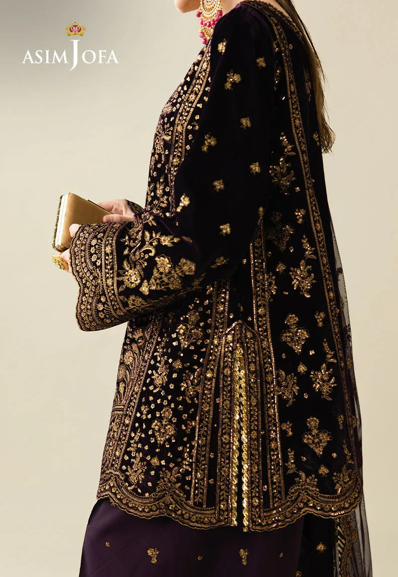 Asim Jofa | Makhmal Velvet 25 | AJULM-02 - Rang-e-Khaas