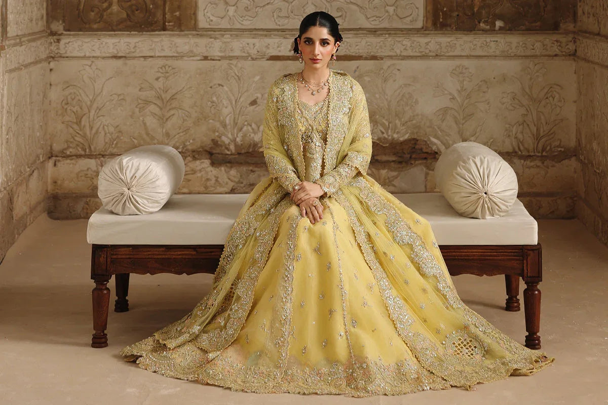 Qalamkar | Shadmaani Formals 25 | RH-06 HOOR - Rang-e-Khaas