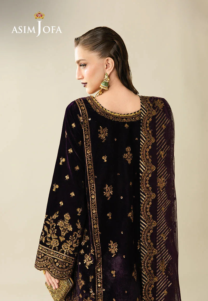 Asim Jofa | Makhmal Velvet 25 | AJULM-02 - Rang-e-Khaas