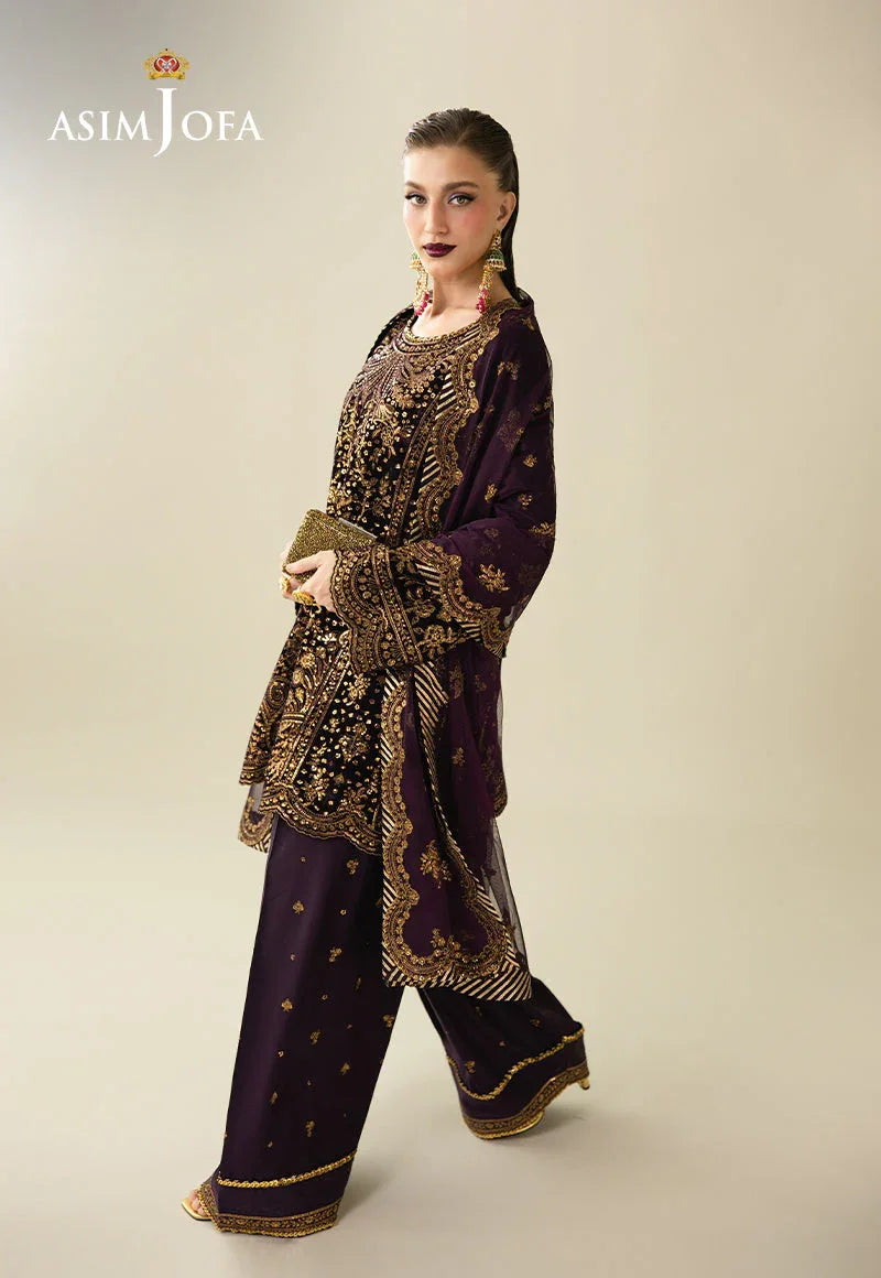 Asim Jofa | Makhmal Velvet 25 | AJULM-02 - Rang-e-Khaas