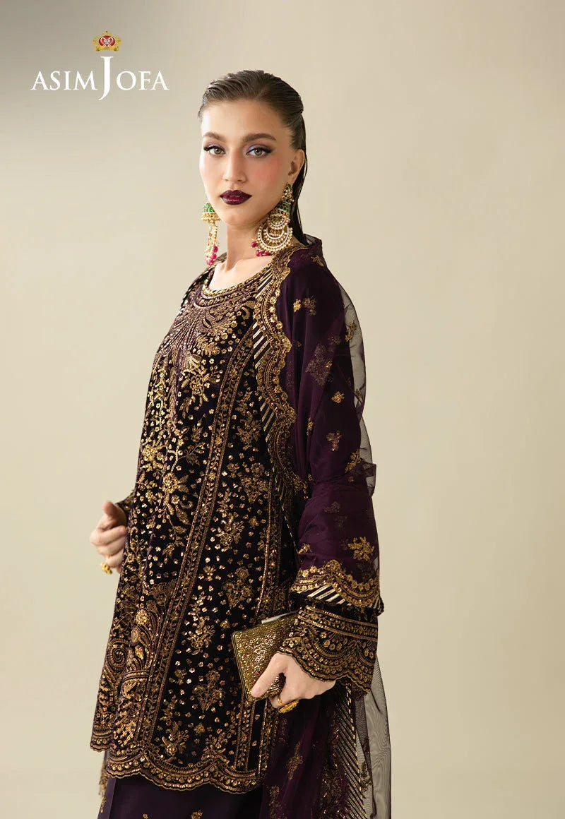 Asim Jofa | Makhmal Velvet 25 | AJULM-02 - Rang-e-Khaas