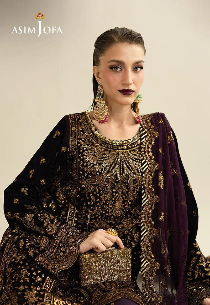 Asim Jofa | Makhmal Velvet 25 | AJULM-02 - Rang-e-Khaas