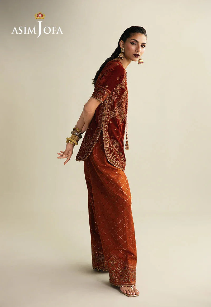 Asim Jofa | Makhmal Velvet 25 | AJULM-08 - Rang-e-Khaas