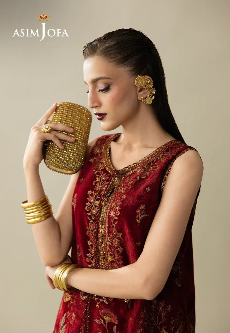 Asim Jofa | Makhmal Velvet 25 | AJULM-05 - Rang-e-Khaas
