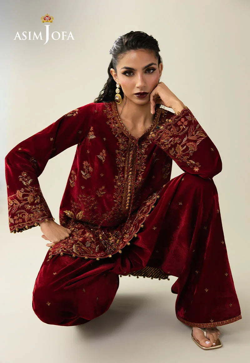 Asim Jofa | Makhmal Velvet 25 | AJULM-05 - Rang-e-Khaas