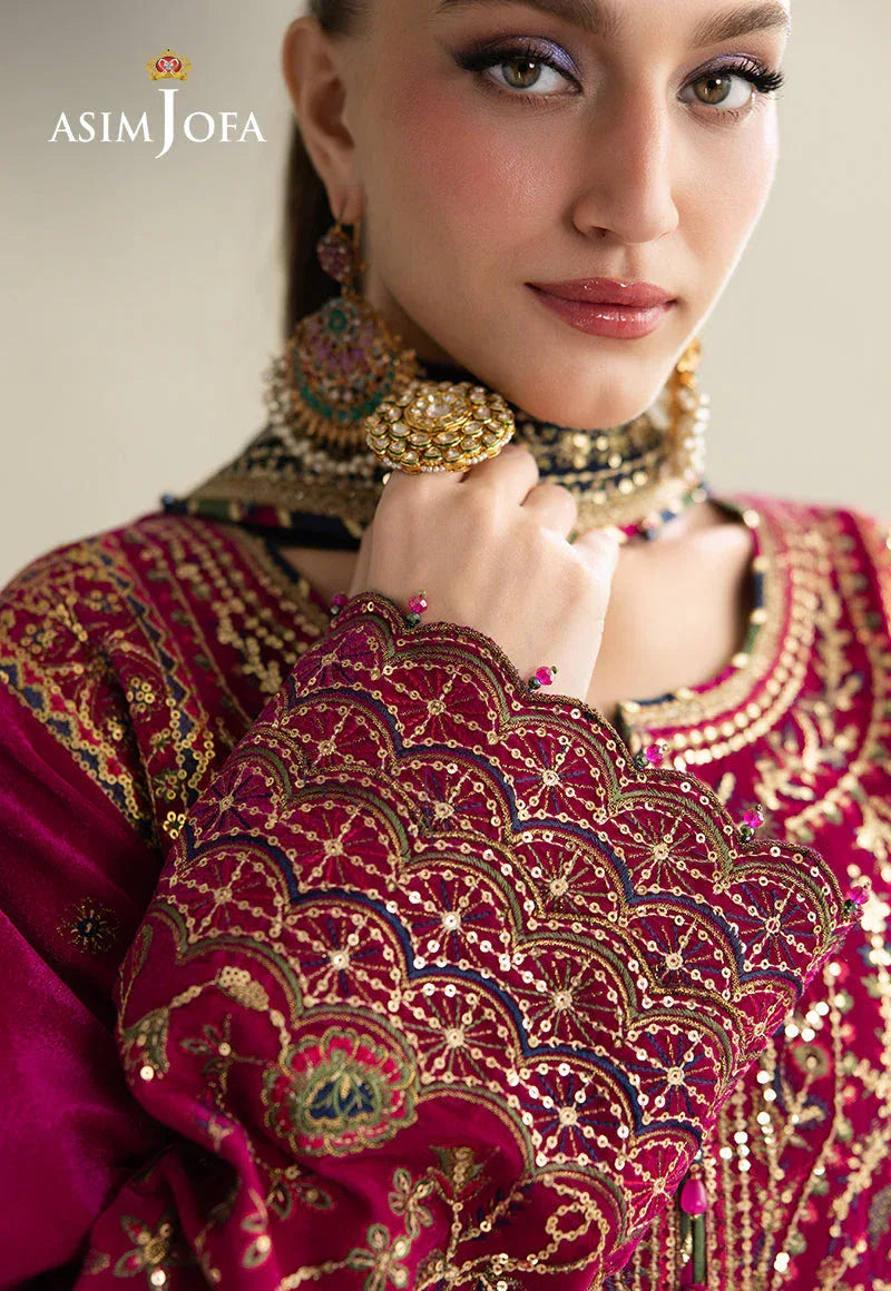 Asim Jofa | Makhmal Velvet 25 | AJULM-03 - Rang-e-Khaas