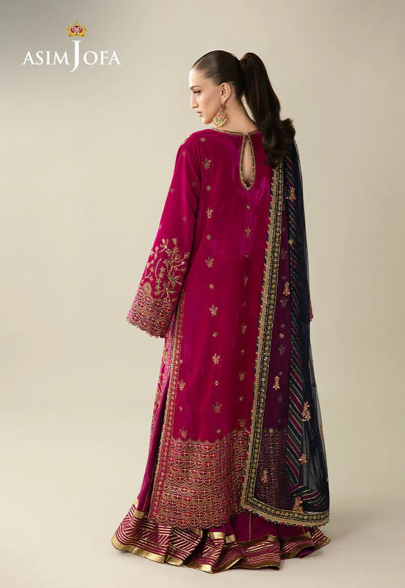 Asim Jofa | Makhmal Velvet 25 | AJULM-03 - Rang-e-Khaas
