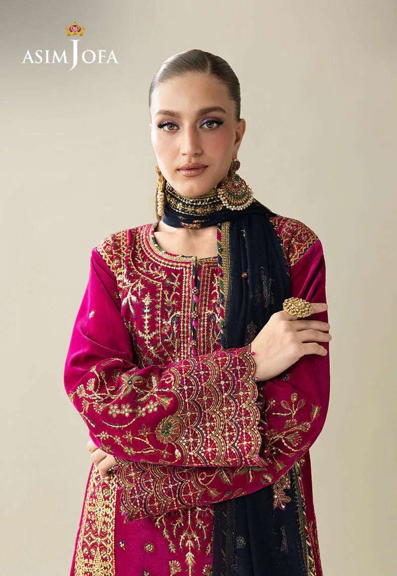 Asim Jofa | Makhmal Velvet 25 | AJULM-03 - Rang-e-Khaas