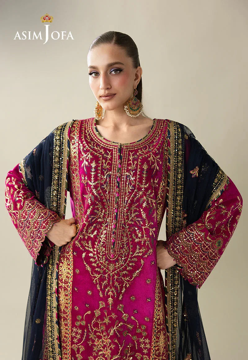 Asim Jofa | Makhmal Velvet 25 | AJULM-03 - Rang-e-Khaas