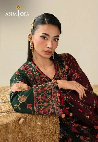 Asim Jofa | Kashmiri Collection 25 | AJULK-04 - Rang-e-Khaas