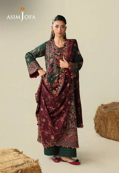 Asim Jofa | Kashmiri Collection 25 | AJULK-04 - Rang-e-Khaas