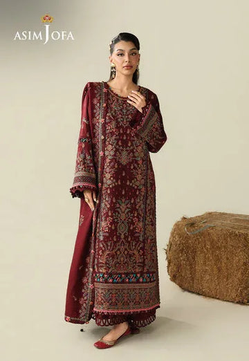 Asim Jofa | Kashmiri Collection 25 | AJULK-08 - Rang-e-Khaas