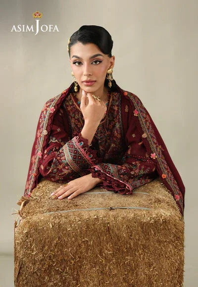 Asim Jofa | Kashmiri Collection 25 | AJULK-08 - Rang-e-Khaas