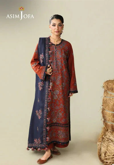 Asim Jofa | Kashmiri Collection 25 | AJULK-02 - Rang-e-Khaas