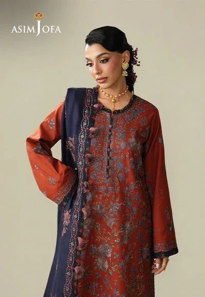 Asim Jofa | Kashmiri Collection 25 | AJULK-02 - Rang-e-Khaas